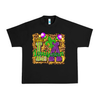 Black Louisiana leopard with balloons Urban Heavy Tee - HowdyJamesFarm