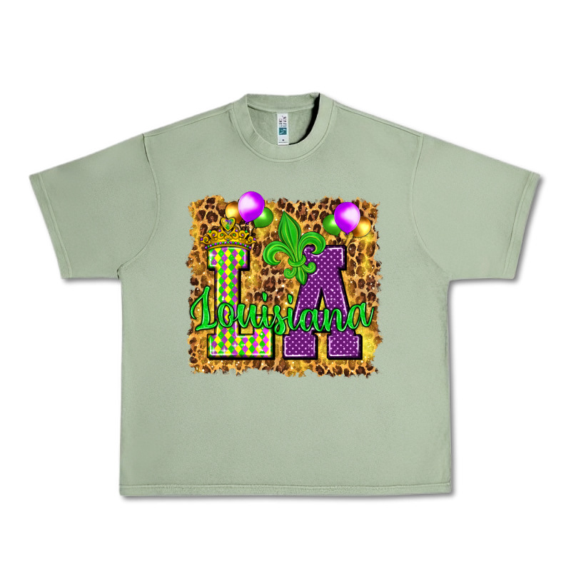 Louisiana Leopard With Balloons Urban Heavy Tee by HowdyJamesFarm | Teevron