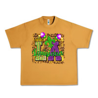 Peanut Butter Louisiana leopard with balloons Urban Heavy Tee - HowdyJamesFarm