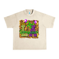 Sandshell Louisiana leopard with balloons Urban Heavy Tee - HowdyJamesFarm