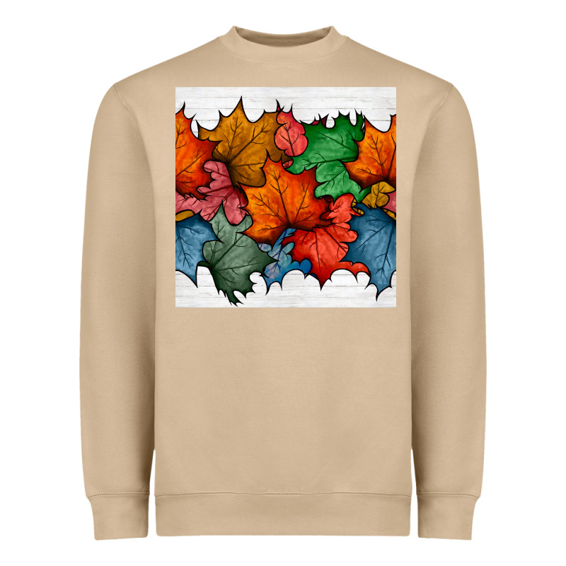 Autumn  Leaves Seamless Pattern Heavyweight Sweatshirt by BundleAndBundleShop | Teevron