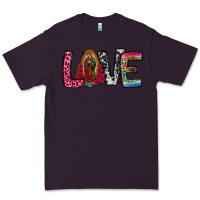 Plum our lady of guadalupe love Premium Tee - Jasminsmagicworld