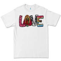 White our lady of guadalupe love Premium Tee - Jasminsmagicworld