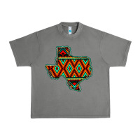 Tornado Texas Map With Aztec Background Urban Heavy Tee - JahusDesignShop