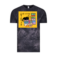 Cloud Black life is better with cats and books Vintage Tee - TumblerDesignByShophia