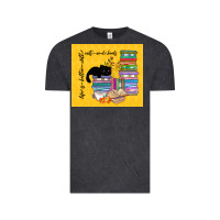 Vintage Black life is better with cats and books Vintage Tee - TumblerDesignByShophia