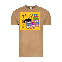 Vintage Camel life is better with cats and books Vintage Tee - TumblerDesignByShophia