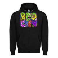 Black boo crew Zipper Hoodie - CowhideDigitalArt
