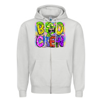 Dove Grey boo crew Zipper Hoodie - CowhideDigitalArt