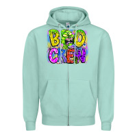 Seafoam boo crew Zipper Hoodie - CowhideDigitalArt