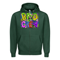 Sports Green boo crew Zipper Hoodie - CowhideDigitalArt