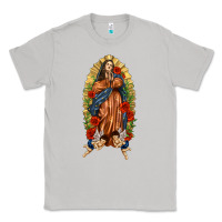 Moon Dust Lady of Guadalupe with Roses Classic Tee - texasbilliewilder