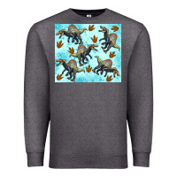 Charcoal Heather spinosaurus Premium Sweatshirt - Artiststas