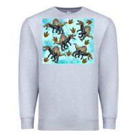 Heather Grey spinosaurus Premium Sweatshirt - Artiststas