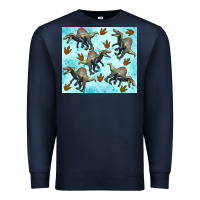 Navy spinosaurus Premium Sweatshirt - Artiststas