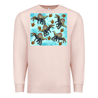 Pale Pink spinosaurus Premium Sweatshirt - Artiststas