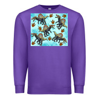 Purple spinosaurus Premium Sweatshirt - Artiststas