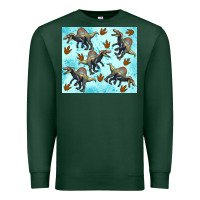 Sports Green spinosaurus Premium Sweatshirt - Artiststas