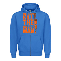 True Royal oogeyman halloween horror distressed quote orange Zipper Hoodie - minhPixels
