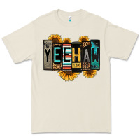 Yeehaw License Plate Letters Premium Tee | Teevron