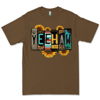 Cacao yeehaw license plate letters Premium Tee - Jasminsmagicworld