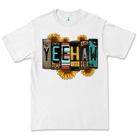 White yeehaw license plate letters Premium Tee - Jasminsmagicworld