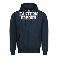 Eastern Oregon Athletic University College Alumni Zipper Hoodie | Teevron