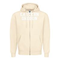 Sandshell Eastern Oregon Athletic University College Alumni Zipper Hoodie - minhPixels