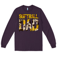 Plum no background softball dad Long Sleeve Tee - Jasminsmagicworld