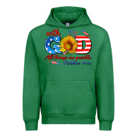 Emerald with god all things are possible usa Urban Hoodie - AdoDesignShop