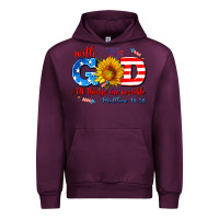 Mauve Wine with god all things are possible usa Urban Hoodie - AdoDesignShop