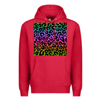 Cardinal leopard glitter seamless pattern Premium Hoodie - BundleAndBundleShop