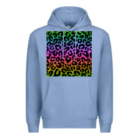 Leopard Glitter Seamless Pattern Premium Hoodie | Teevron