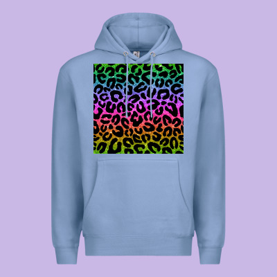 Leopard Glitter Seamless Pattern Premium Hoodie Designed By Bundleandbundleshop