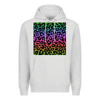 Dove Grey leopard glitter seamless pattern Premium Hoodie - BundleAndBundleShop