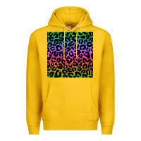 Lemon leopard glitter seamless pattern Premium Hoodie - BundleAndBundleShop