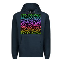 Navy leopard glitter seamless pattern Premium Hoodie - BundleAndBundleShop