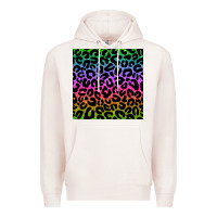 Pale Pink leopard glitter seamless pattern Premium Hoodie - BundleAndBundleShop