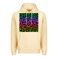 Pina Colada leopard glitter seamless pattern Premium Hoodie - BundleAndBundleShop
