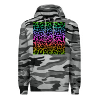 Slate Camo leopard glitter seamless pattern Premium Hoodie - BundleAndBundleShop