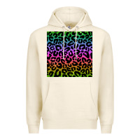 Tofu leopard glitter seamless pattern Premium Hoodie - BundleAndBundleShop