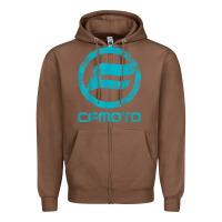 Chestnut CF Moto Vintage UTV ATV SXS original off road Gift Zipper Hoodie - minhPixels