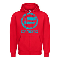 Red CF Moto Vintage UTV ATV SXS original off road Gift Zipper Hoodie - minhPixels