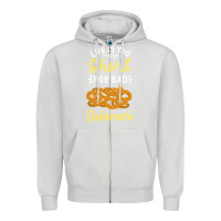 Dove Grey Calamari Squid Seafood Zipper Hoodie - minhPixels