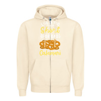 Sandshell Calamari Squid Seafood Zipper Hoodie - minhPixels