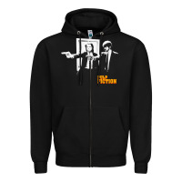 Black Pulp Vintage Zipper Hoodie - minhPixels