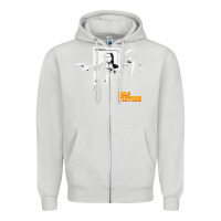 Dove Grey Pulp Vintage Zipper Hoodie - minhPixels