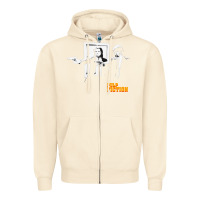 Sandshell Pulp Vintage Zipper Hoodie - minhPixels