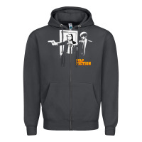 Smoke Pulp Vintage Zipper Hoodie - minhPixels