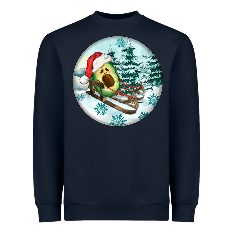 Slide Avocado Heavyweight Sweatshirt by FaDigitalArtStudio | Teevron